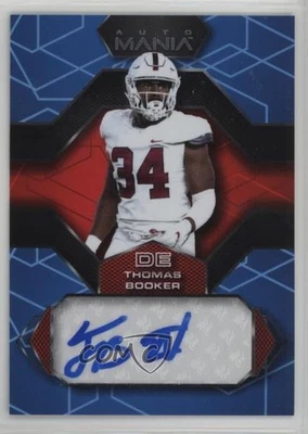 2022 Wild Card Auto Mania Retail Hex Blue Mirror Thomas Booker #AM-H22 Auto - Image 1 of 2
