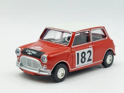 Mini Cooper Red Rally Monte Carlo New with Box. Norev 3 Inches 1/60 - Image 1 of 4