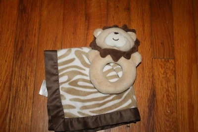 Carters security blanket lion rattle  - Image 1 of 3