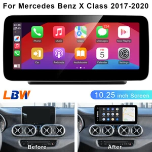 Reproductor de carplay inalámbrico con pantalla táctil de 10,25"" para Mercedes Benz Clase X 2017-2020 - Imagen 1 de 12