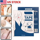 Strong 80 Pack Double Sided Tape for Clothes Body Fashion Skin Tape Transparent.