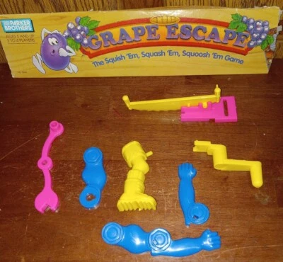 VtG 1992 90s The Grape Escape Board Game Replacement Pieces ONLY Misc Lot Parker - Image 1 of 2