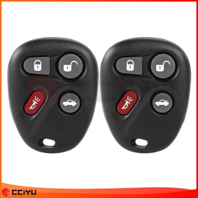 2 para Buick LeSabre Chevrolet Malibu 2001 2002-2006 mando a distancia sin llave llavero Foto 1 de 4