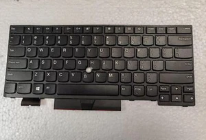 For Lenovo Thinkpad E480 E485 L380 L480 L490 T480s T490 Keyboard Non-Backlit US - Picture 1 of 2