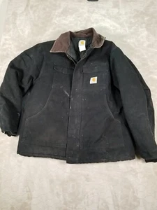 Chaqueta De Colección Carhartt C03 Hecha en Unión Forro Acolchado Trabajo Talla 48 Regular Pintado - Imagen 1 de 10