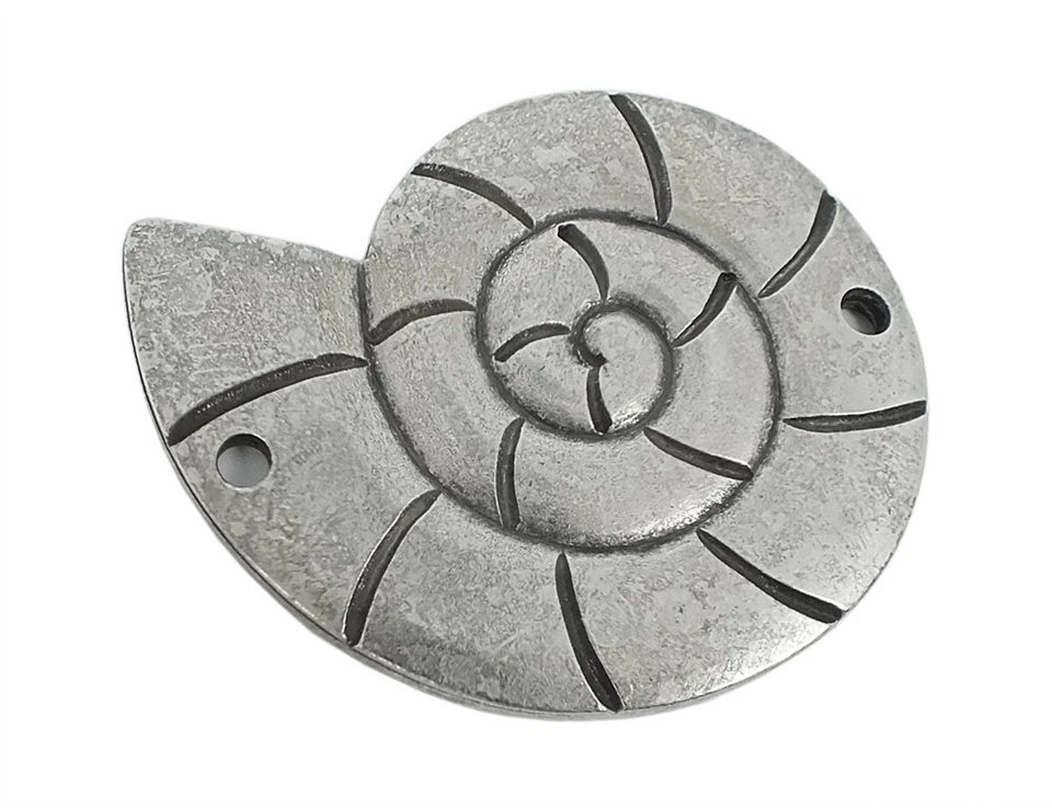 Gancio A Vite In Ottone Argentato Usato Minott 27992 - Immagine 1 di 1