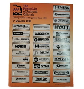 1998The Pocket List of Railroad Officials Linking Buyers & Suppliers since 1895 - Picture 1 of 12