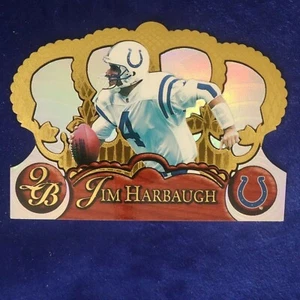 1997 Pacific Sammelkarte Crown Royale Stanzschnitt #57: Jim Harbaugh (DC-514) - Bild 1 von 1