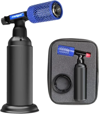 Butane Torch with Anti-Scalding Device,Refillable Kitchen Torch Lighter,Adjustab - Image 1 of 4