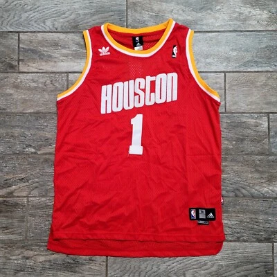 Футболка Tracy McGrady Adidas Houston Rockets No1 размер 54 классика твердых пород дерева новая с ценниками - Изображение 1 из 4