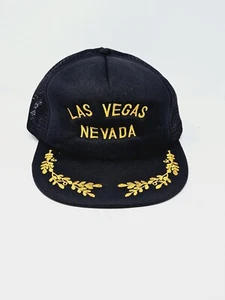 Vtg Las Vegas Nevada Military Officer Gambling Casino Taiwan ROC Trucker Hat - Picture 1 of 6