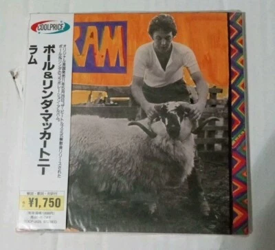 PAUL MCCARTNEY RAM CD MINI LP OBI  Beatles Wings Japan 1995 TOCP-3125 - Image 1 of 2
