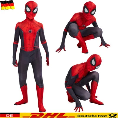 Spider-Man: Far From Home Spiderman Kostüm Kinder Erwachsene Superhero Cosplay - Bild 1 von 4