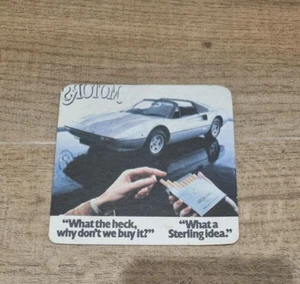 Vintage Cardboard Coaster - Sterling Cigarette advertising coaster - Picture 1 of 2
