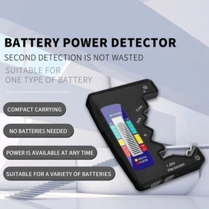 Digital Battery Capacity Gauge Tester Universal AAA AA Button Cell Load Analyzer - Picture 1 of 4
