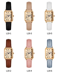 Vintage Women Dress Watch Classic Retro Fashion Leather Strap Ladies Wristwatch - Picture 1 of 17