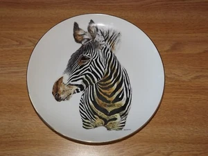 Vintage Collector Plate - Born Free By ENESCO - Zebra - 1975 8 1/4" - Picture 1 of 4
