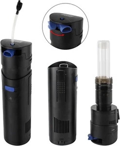 OMECO 4 in 1 Aquarium Filter Pumpe 700L/h mit 9W UVC Klärer Aquarium NEU R2623 - Bild 1 von 3