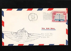 Legion Air Circus 1929 Yakima Washington Air Mail Scott C11 Cover 4o - Picture 1 of 2