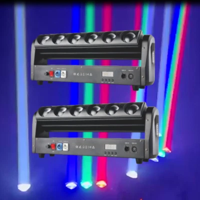 2pc/lot 6X40W LED RGBW 6 Eyes Beam Moving Head Stage Bar Light For DJ party - Image 1 of 4