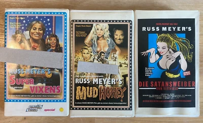 Russ Meyer, 3 x original VHS, Mudhoney, Satansweiber, Supervixens, rar - Bild 1 von 2