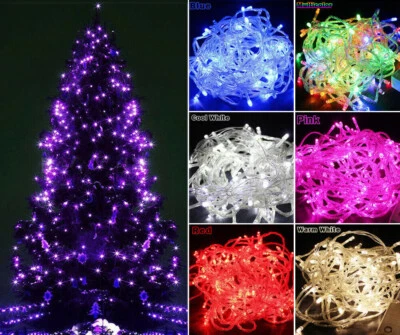 100-800 LEDs Fairy String Lights Christmas Tree Wedding Party Home Outdoor Decor - Image 1 of 4