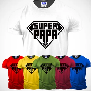 Camiseta Super Papa Para Hombre Divertida Mejor Papá Día del Padre Cumpleaños Nueva Camiseta Regalo - Imagen 1 de 11
