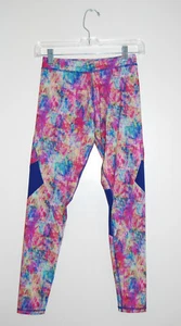 NWT adidas  Girls Multicolor Splatter Full Length Sport Leggings sz L 14 - Picture 1 of 8