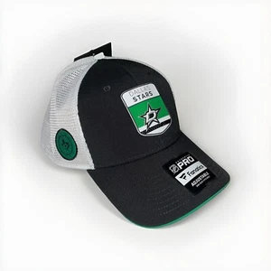 Gorra Fanatics Dallas Stars Auténtica Pro Negra Blanca Para Hombre OSFM Malla Ajustable - Imagen 1 de 7