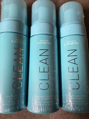 3 Avon ISA KNOX LXNEW CLEAN Soothing Whipped Oil Cleanser 5 Oz Sealed lot of 3 - Image 1 of 2