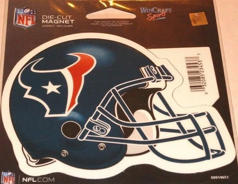 NFL Houston Texans 4 inch Auto Magnet Helmet Shaped by WinCraft Cover