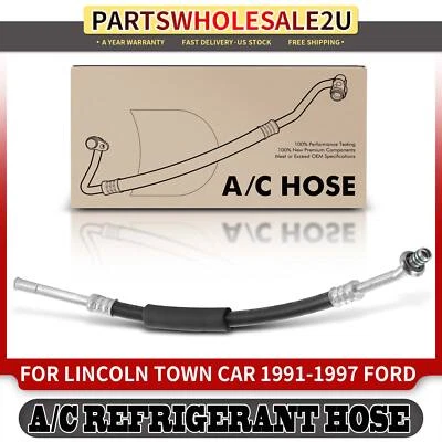 Conjunto de manguera de línea líquida de aire acondicionado para Ford Crown Victoria Lincoln Town Car Mercury Foto 1 de 4