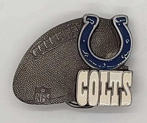 Vintage Indianapolis Colts Belt Buckle Cover