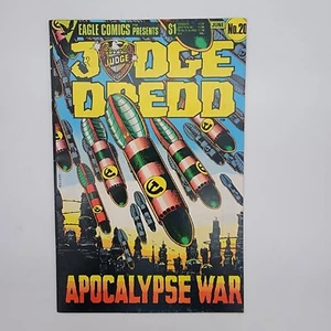 Cómics de Judge Dredd (1983) #20 "The Apocalypse War" Pt 1 de 5 en muy buen estado + Eagle 🙂 - Imagen 1 de 5