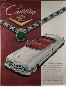 1953 Vintage Cadillac Ad - The Standard of the World - Picture 1 of 2