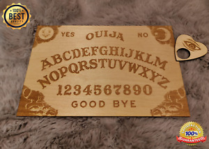 Wooden Ouija Board Game & Planchette ghost hunt bizarre spirit pentagram Magic
