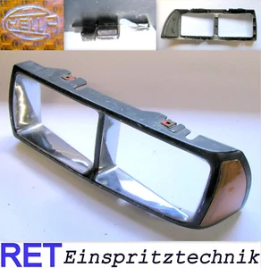 Scheinwerferblende links HELLA Audi 200 Turbo Typ 43 Chrom Haltenase beschädigt - Picture 1 of 4