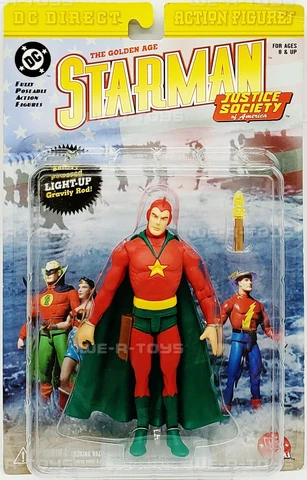 DC Direct Justice Society of America Series Starman Figure DC 2000 #22553 NEW Cover
