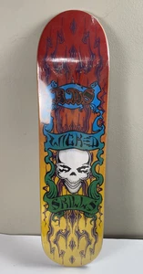 Rare BDS Bulldog Skates Skull Wicked Skills Deck Wes Humpston Graphic NOS 2002 - Bild 1 von 6