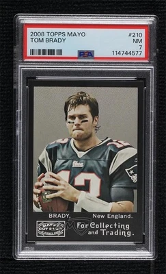 2008 Topps Mayo Tom Brady #210 PSA 7 - Image 1 of 2