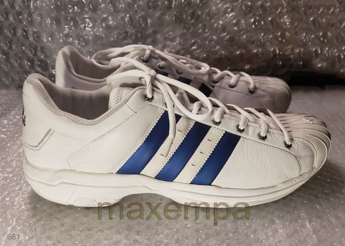 Scarpe sneakers basse stringate Adidas uomo bianche 600001 art. n. 147679 US 19