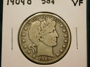 1909 O Barber Half Dollar Artikel # 7822 - Bild 1 von 2