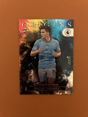 Crónicas Orígenes 2022-23 Julián Álvarez Hielo agrietado/23 RC #90 Foto 1 de 2