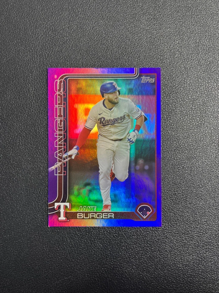 2025 Topps Update Series Jake Burger Purple Foil 073/250 BJDQY - Image 1 of 4
