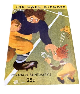 1935 Nevada Wolfpack vs St. Mary’s Gaels College Football Program 🏈 - Image 1 of 4