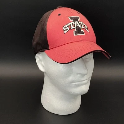 ✅🧢Iowa State Cyclones Gorra de Béisbol Universitaria NEGRA/ROJA Rara Relajada 👀VER📏📸 Foto 1 de 4