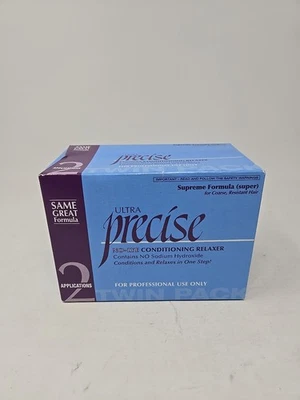 Novo Kit Ultra Preciso Pacote Duplo Condicionador Sem Lira Relaxante Cabelo Resistente a Grossos - Imagem 1 de 4