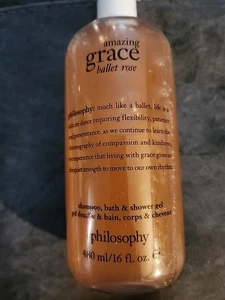 PHILOSOPHY 3in1 SHAMPOO BATH & SHOWER GEL 16 oz Amazing Grace BALLET ROSE NEW... - Picture 1 of 3