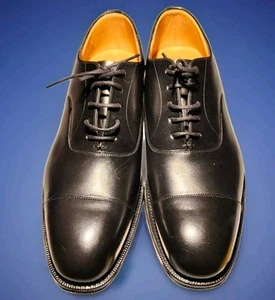 Church's Oxford Shoes Black Consul Cap Custom Grade Blk UK-90F US-10 MRSP $1220 - Picture 1 of 23