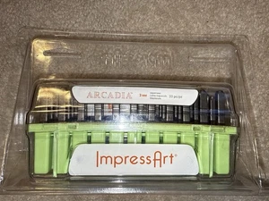 ImpressArt ARCADIA 3mm Stamp Kit - Alphabet Uppercase Set - 33 pcs - *NEW* - Picture 1 of 4